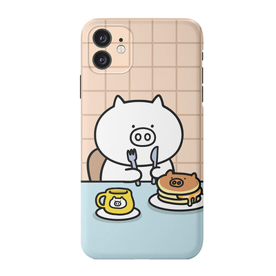 Funda para iPhone Pareja de Cerditos Mágicos - Diseño Cartoon Adorable - Image 6