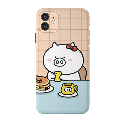 Funda para iPhone Pareja de Cerditos Mágicos - Diseño Cartoon Adorable - Image 7