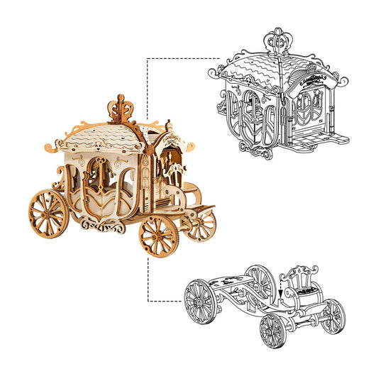 Puzzle 3D de Madera - Modelo Educativo para Armar