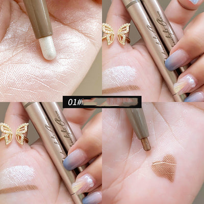 Iluminador Líquido Doble Punta - Brillo Perla Mate Natural - Image 4