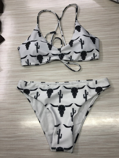 Bikini Estampado Cactus Estilo Europeo y Americano - Image 10