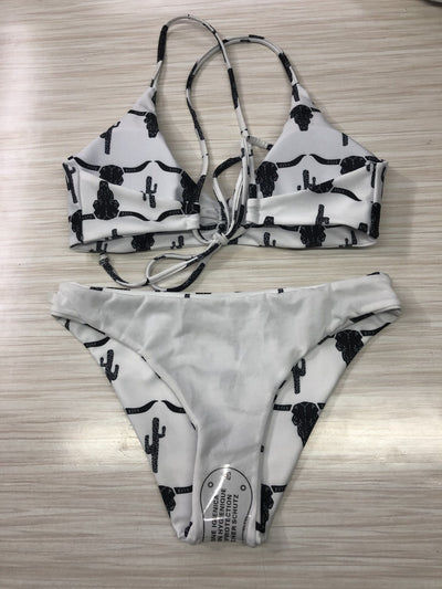 Bikini Estampado Cactus Estilo Europeo y Americano - Image 11