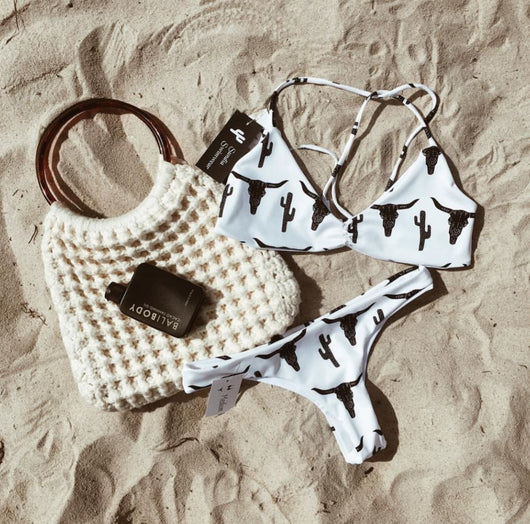 Bikini Estampado Cactus Estilo Europeo y Americano - Image 4