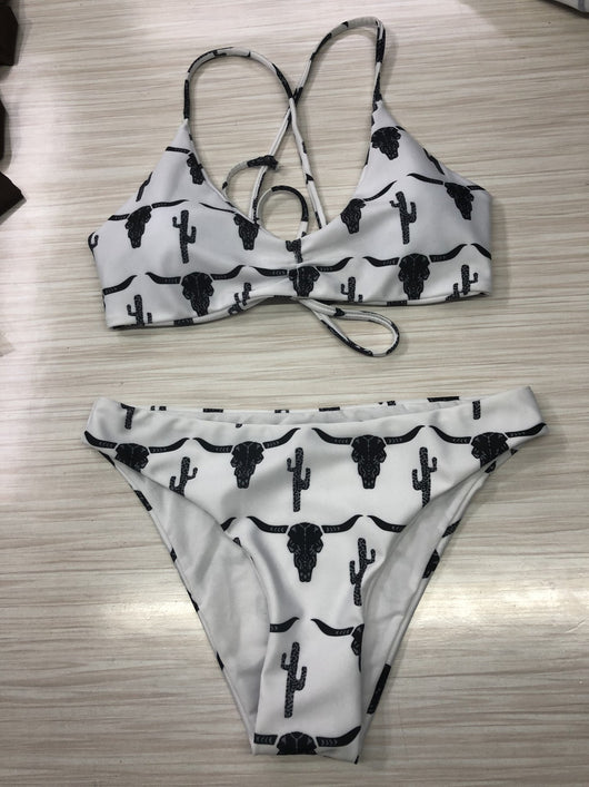 Bikini Estampado Cactus Estilo Europeo y Americano - Image 7