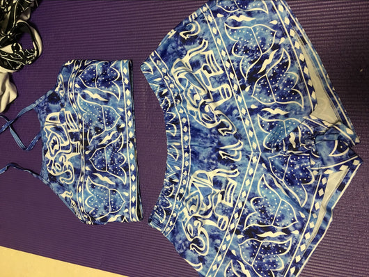 Traje de Baño Tres Piezas Bikini Talla Alta con Chaleco - Little Elephant Tide - Image 4