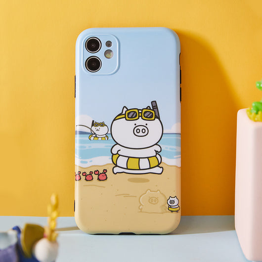 Funda para iPhone Cerdo Mágico Divertido - Diseño Cartoon - Image 2