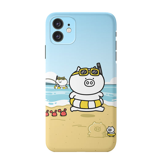 Funda para iPhone Cerdo Mágico Divertido - Diseño Cartoon