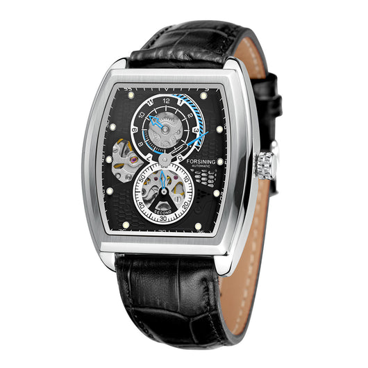 Reloj Mecánico Automático Cuadrado Hueco para Hombre - Diseño Casual Elegante - Image 3