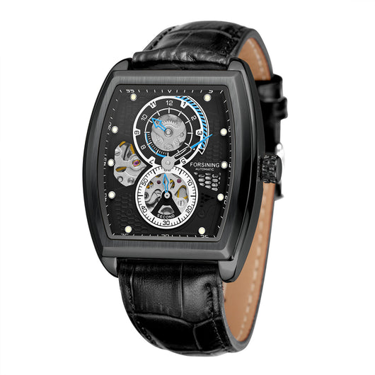 Reloj Mecánico Automático Cuadrado Hueco para Hombre - Diseño Casual Elegante - Image 2