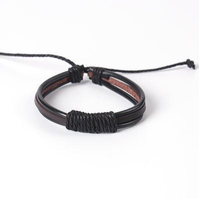 Juego de Pulseras de Cuero para Hombre - Image 3