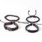 Juego de Pulseras de Cuero para Hombre