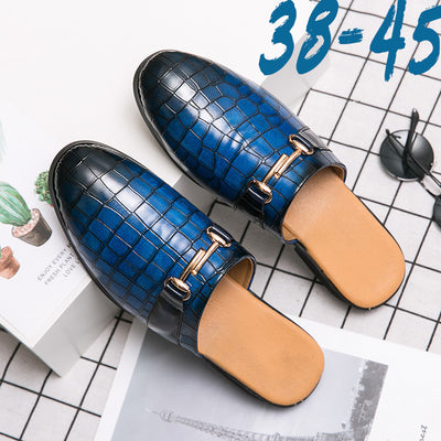 Pantuflas Tipo Mocasín para Hombre - Comodidad sin Talón