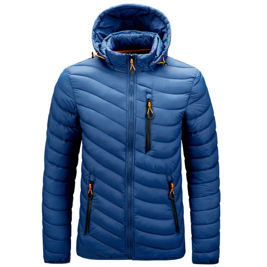 Chaqueta Acolchada para Hombre con Capucha Desmontable - Image 2