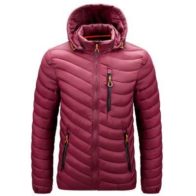 Chaqueta Acolchada para Hombre con Capucha Desmontable - Image 4