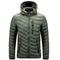 Chaqueta Acolchada para Hombre con Capucha Desmontable