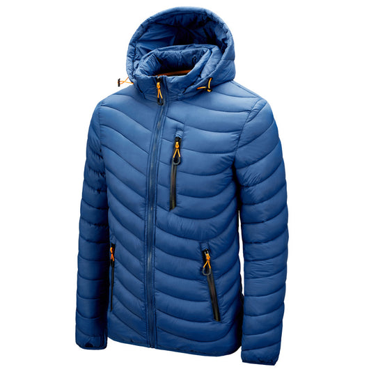 Chaqueta Acolchada para Hombre con Capucha Desmontable - Image 6