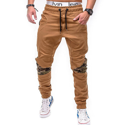 Pantalones de Algodón con Costuras Camuflaje para Hombre - Image 8