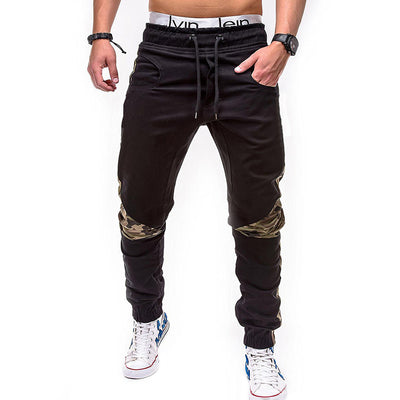 Pantalones de Algodón con Costuras Camuflaje para Hombre - Image 10