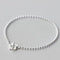 Pulsera de Plata Estilo Coreano con Estrella de Cinco Puntas