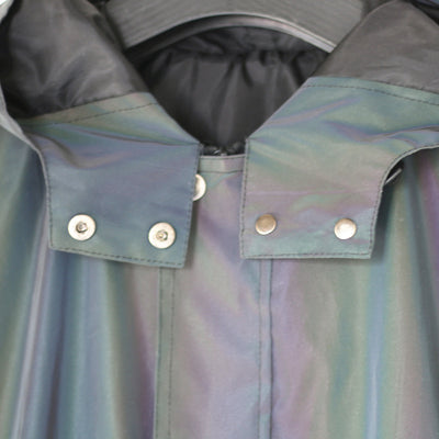 Capa Cortaviento Reflectante Holográfica Impermeable Talla Grande - Image 10