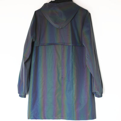 Capa Cortaviento Reflectante Holográfica Impermeable Talla Grande - Image 12