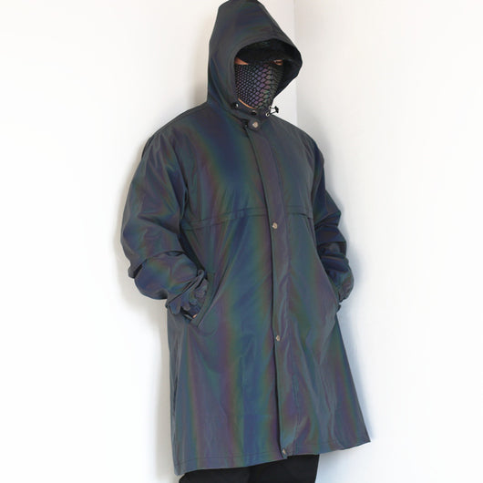 Capa Cortaviento Reflectante Holográfica Impermeable Talla Grande - Image 4