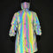 Capa Cortaviento Reflectante Holográfica Impermeable Talla Grande