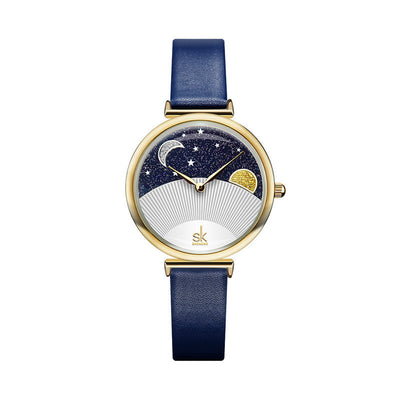 Reloj Aurora Boreal Sol y Luna con Cuarzo y Cristales Swarovski - Image 5