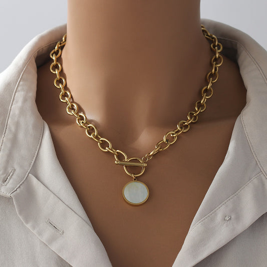 Collar Cadena Fritillaria con Broche de Clavícula - Elegancia y Temperamento para Mujer - Image 2