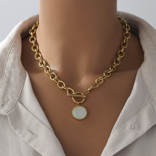 Collar Cadena Fritillaria con Broche de Clavícula - Elegancia y Temperamento para Mujer - Image 2