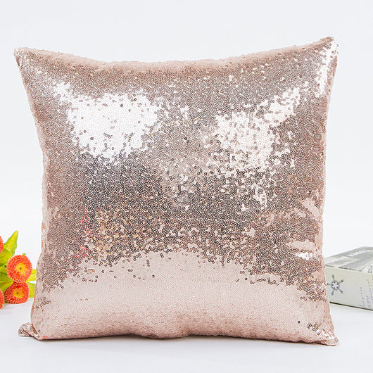 Funda de Almohada Lentejuelas Reversibles 40x40 - Venta Directa de Fábrica - Image 3