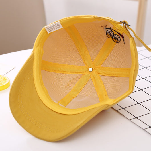 Gorra de Béisbol Infantil con Letra M Bordada - Algodón Primavera y Otoño - Image 15