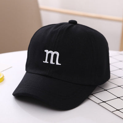 Gorra de Béisbol Infantil con Letra M Bordada - Algodón Primavera y Otoño - Image 5
