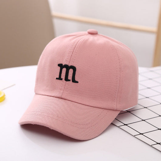 Gorra de Béisbol Infantil con Letra M Bordada - Algodón Primavera y Otoño - Image 7