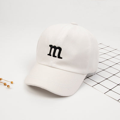Gorra de Béisbol Infantil con Letra M Bordada - Algodón Primavera y Otoño - Image 11