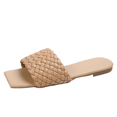 Sandalias Tejidas de Playa para Mujer - Estilo Moderno Talla Grande - Image 14