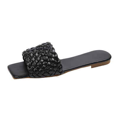 Sandalias Tejidas de Playa para Mujer - Estilo Moderno Talla Grande - Image 4
