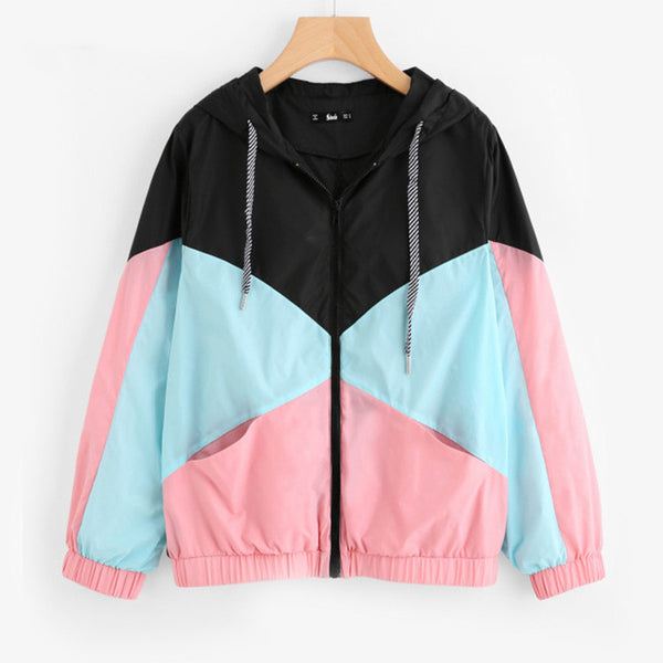 Jersey de Béisbol Deportivo con Capucha y Colores Contrastantes de Manga Larga