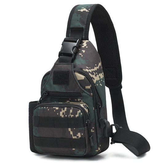Mochila Táctica para Ciclismo con Carga USB y Bandolera Ajustable - Image 12