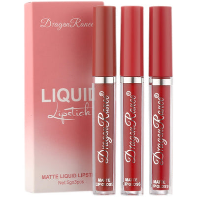 Set de 3 Labiales Líquidos Mate Aterciopelado - Tonos Rosado, Café Latte y Naranja Marrón - Image 8