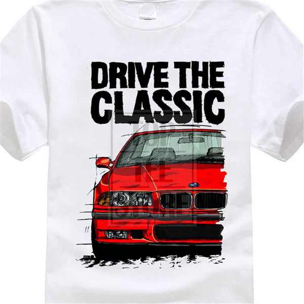 Camiseta Harajuku Turbo Automotive para Hombre - Diseño E30 E36 E46