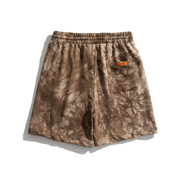 Shorts Tie-Dye Estilo Hong Kong para Hombre - Diseño Urbano Verano
