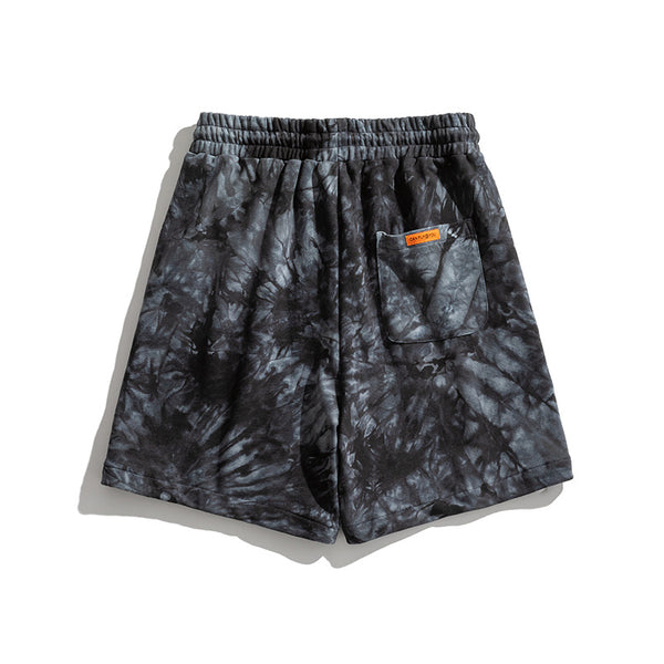 Shorts Tie-Dye Estilo Hong Kong para Hombre - Diseño Urbano Verano