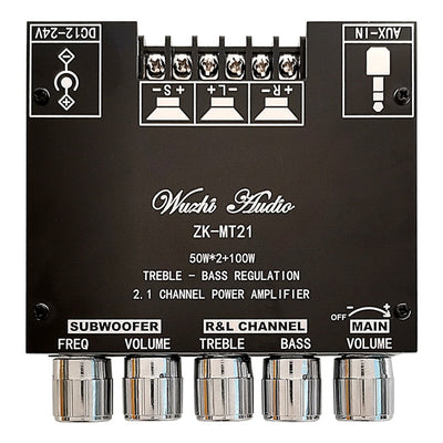 Amplificador Digital Bluetooth 2.1 Canales con Control Remoto - Image 9