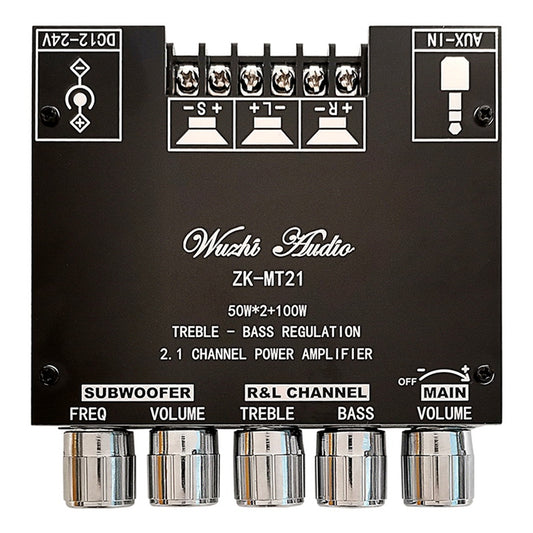 Amplificador Digital Bluetooth 2.1 Canales con Control Remoto