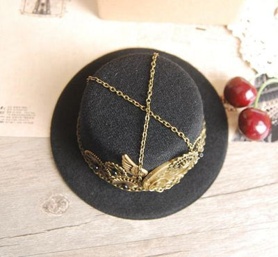 Sombrero Steampunk Vintage con Engranajes - Accesorio de Fiesta y Lolita - Image 9