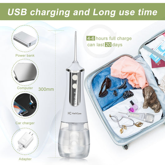 Irrigador Bucal Portátil con Tecnología de Limpieza Ultrasónica - Image 10