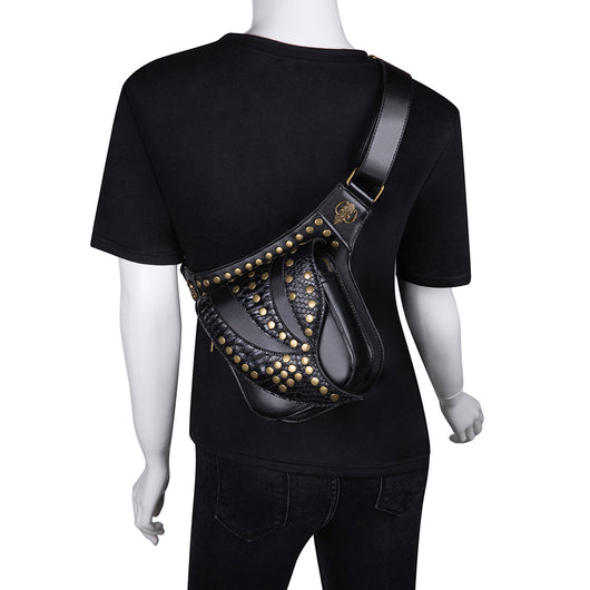Bolsa Mensajero Locomotora Steampunk - Estilo Industrial Vintage - Image 11