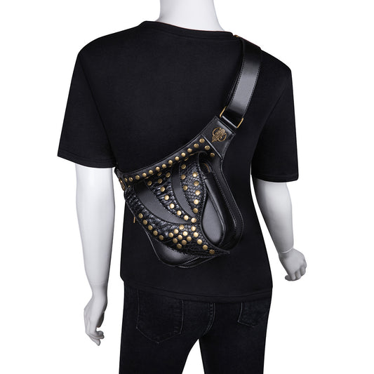 Bolsa Mensajero Locomotora Steampunk - Estilo Industrial Vintage