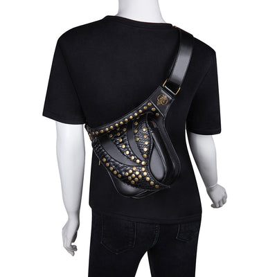 Bolsa Mensajero Locomotora Steampunk - Estilo Industrial Vintage